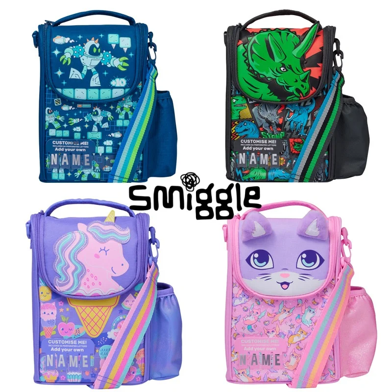 

Genuine Australian Smiggle Lunch Bag For Primary And Secondary School Students Cartoon Cute Large Capacity Crossbody Bag