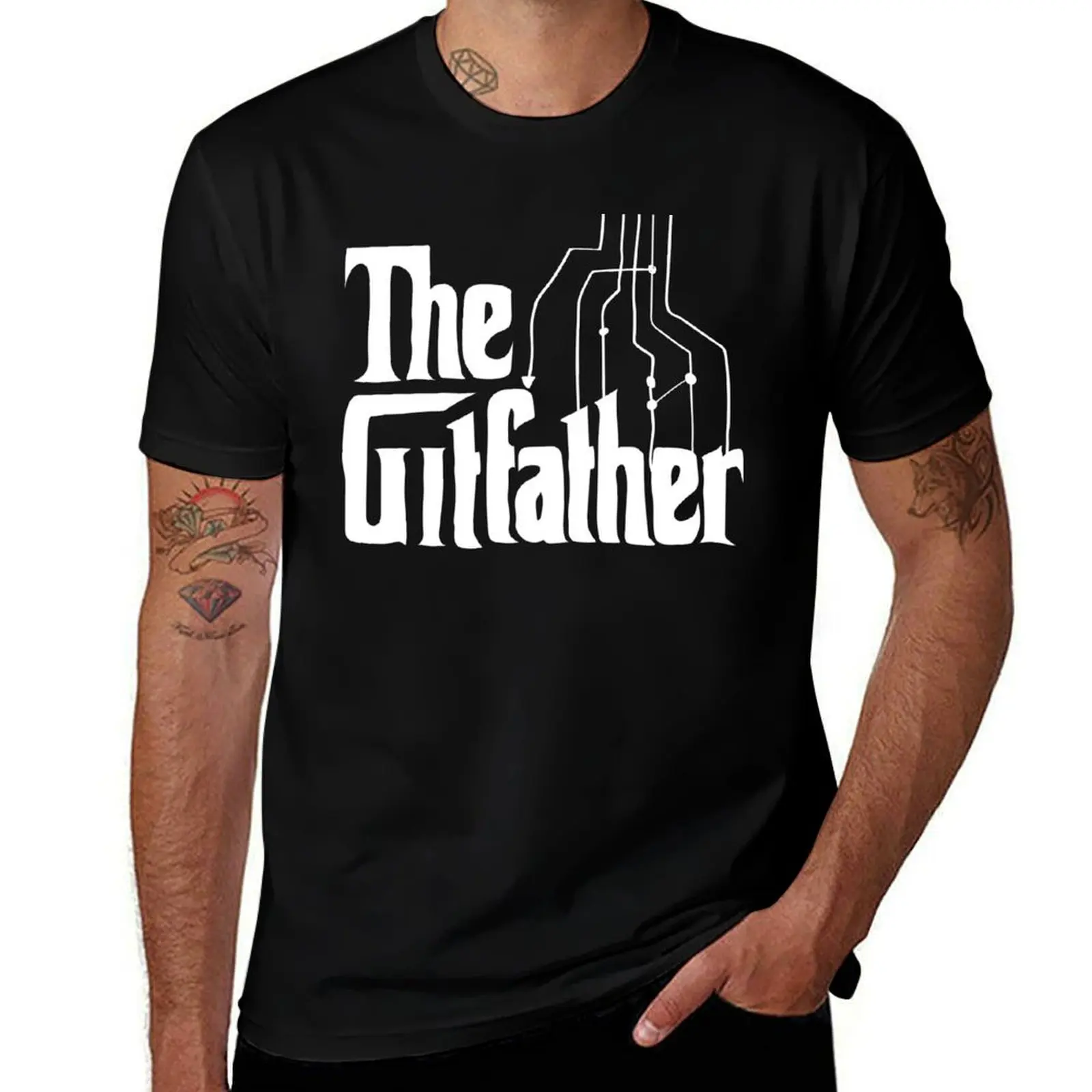 

The Gitfather T-Shirt funny gifts anime figures clothes mens white t shirts