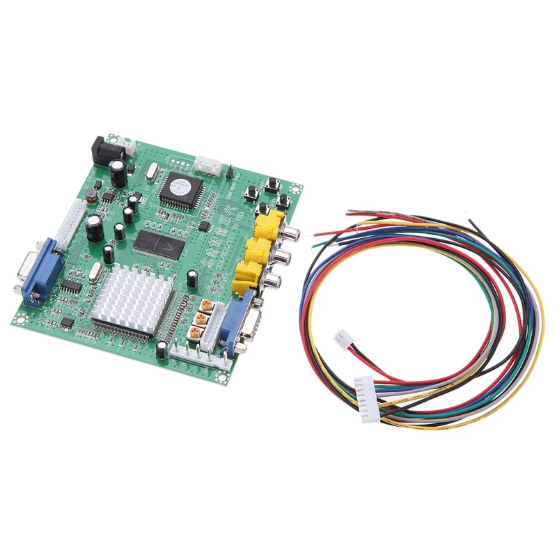US Portable Genuine GBS8200 5V Active Low 1 Channel Relay Module Board CGA / EGA / YUV / RGB To VGA Arcade Game Video Converter