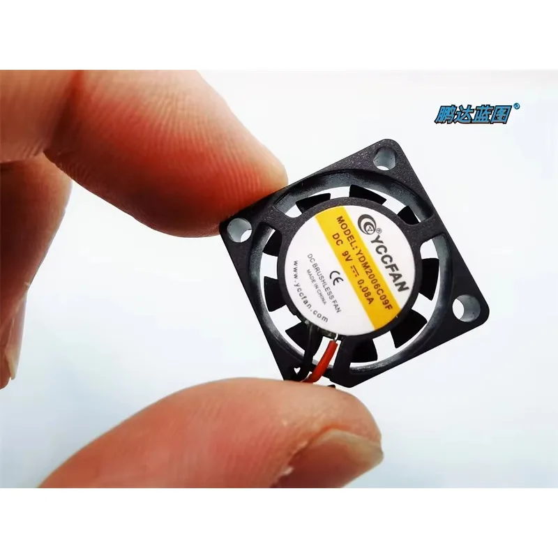 pa Brand new YDM2006C09F copper core 2006 9V 0.08A mini notebook 2CM silent cooling fan