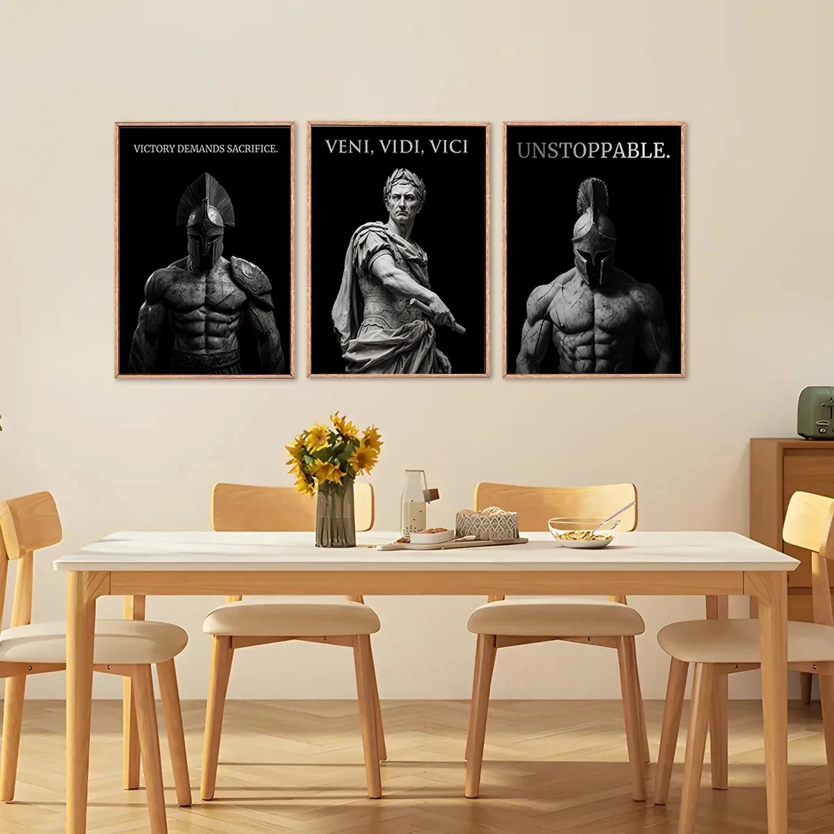 Griekse Romeinse Strijder Moti - Home Gym Quotes recensie en prijs