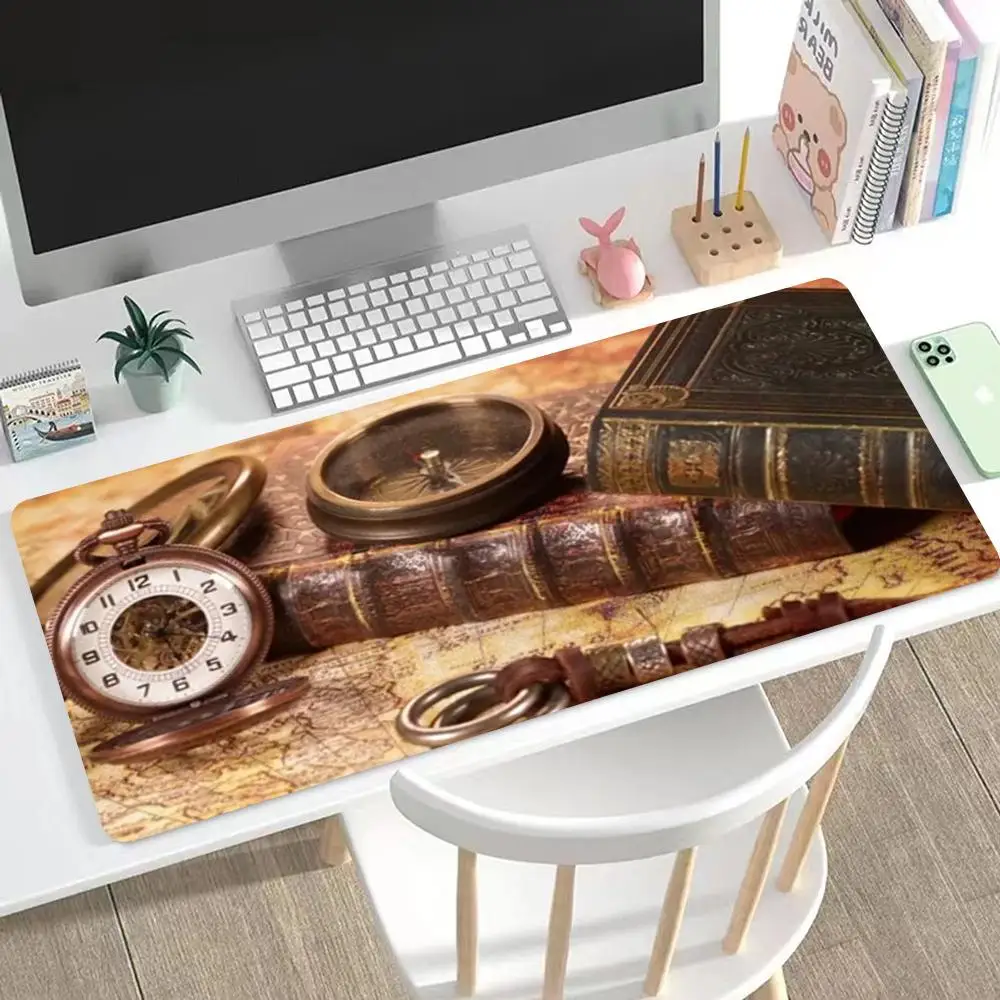 

Compass Mouse Pad Cute HD Mousepad Pad Extended Gaming Keyboard LargeMousepad 90x40cm XXL Gamer Mousepad