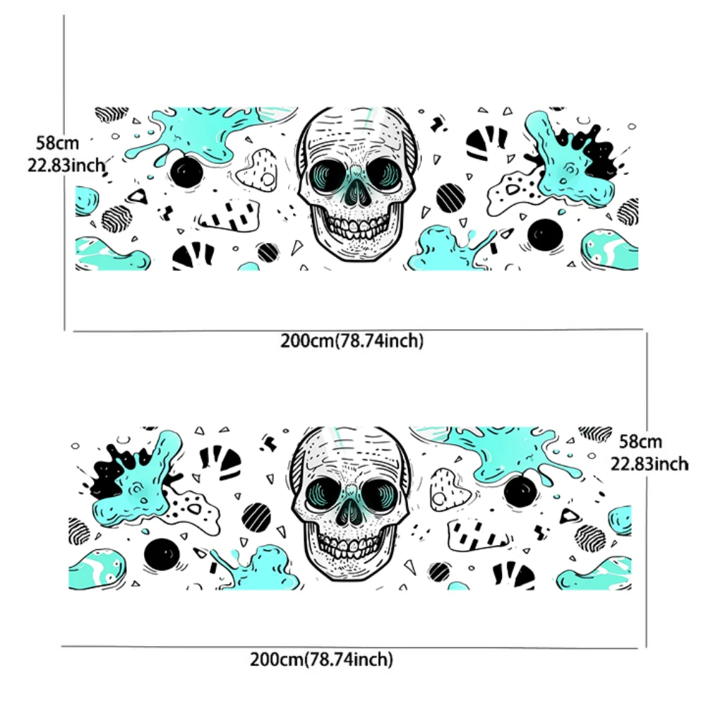 2PCS Cartoon skeleton decals for cars, full-body decals to decorate and cover scratches, waterproof car decals car vinyl wraps
