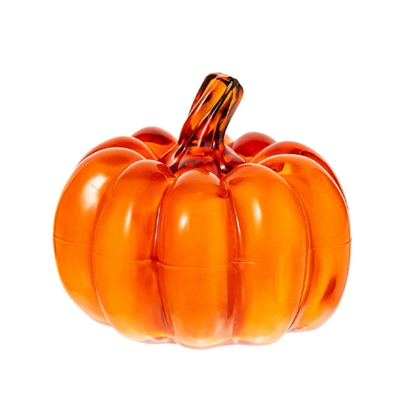 ONCE untuk Halloween Lampu Labu LED Menyala Meja untuk Alat Peraga Pakaian Halloween Pencahayaan Suasana Meriah Kuning