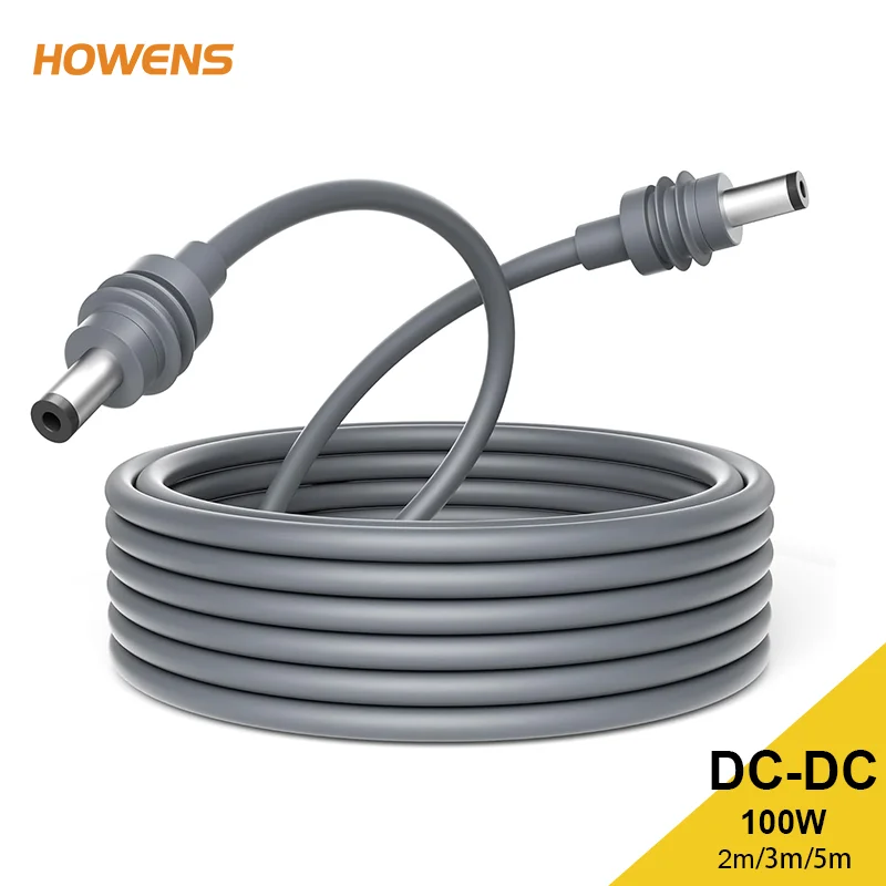 HOWENS New Power Cable For Starlink Mini DC To DC Power Cable Power Cable Heavy Duty Waterproof DC Extension Cable