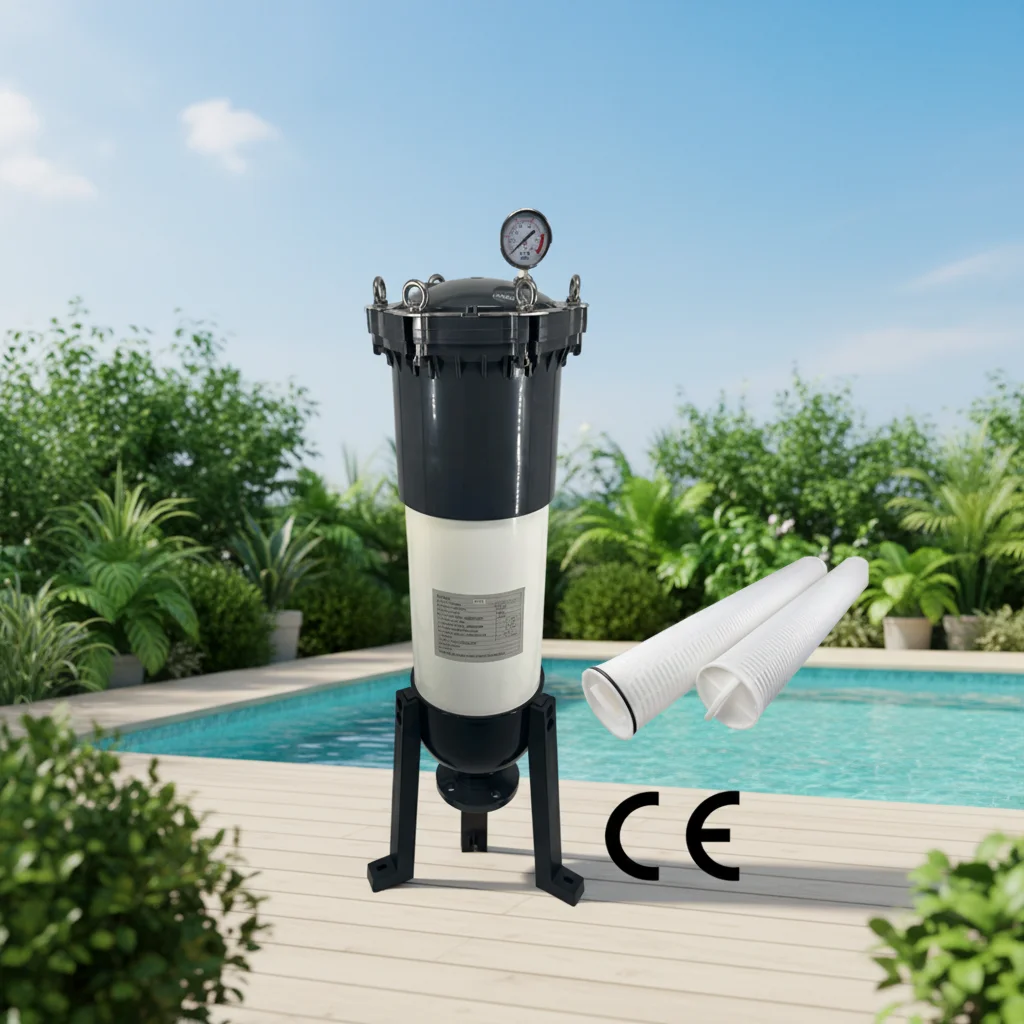 

PF20-B2 Industrial Water Filter Housing PVC Pressure Vessel Core Components For Restaurant & Farm