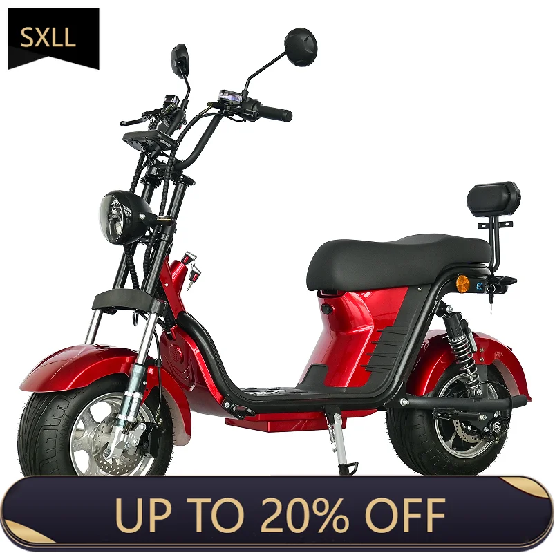 

Электрический мотоцикл SXLL на 2 колесах, мини-электромотоцикл, 1000 Вт, 60 В, аккумулятор 12 Ач