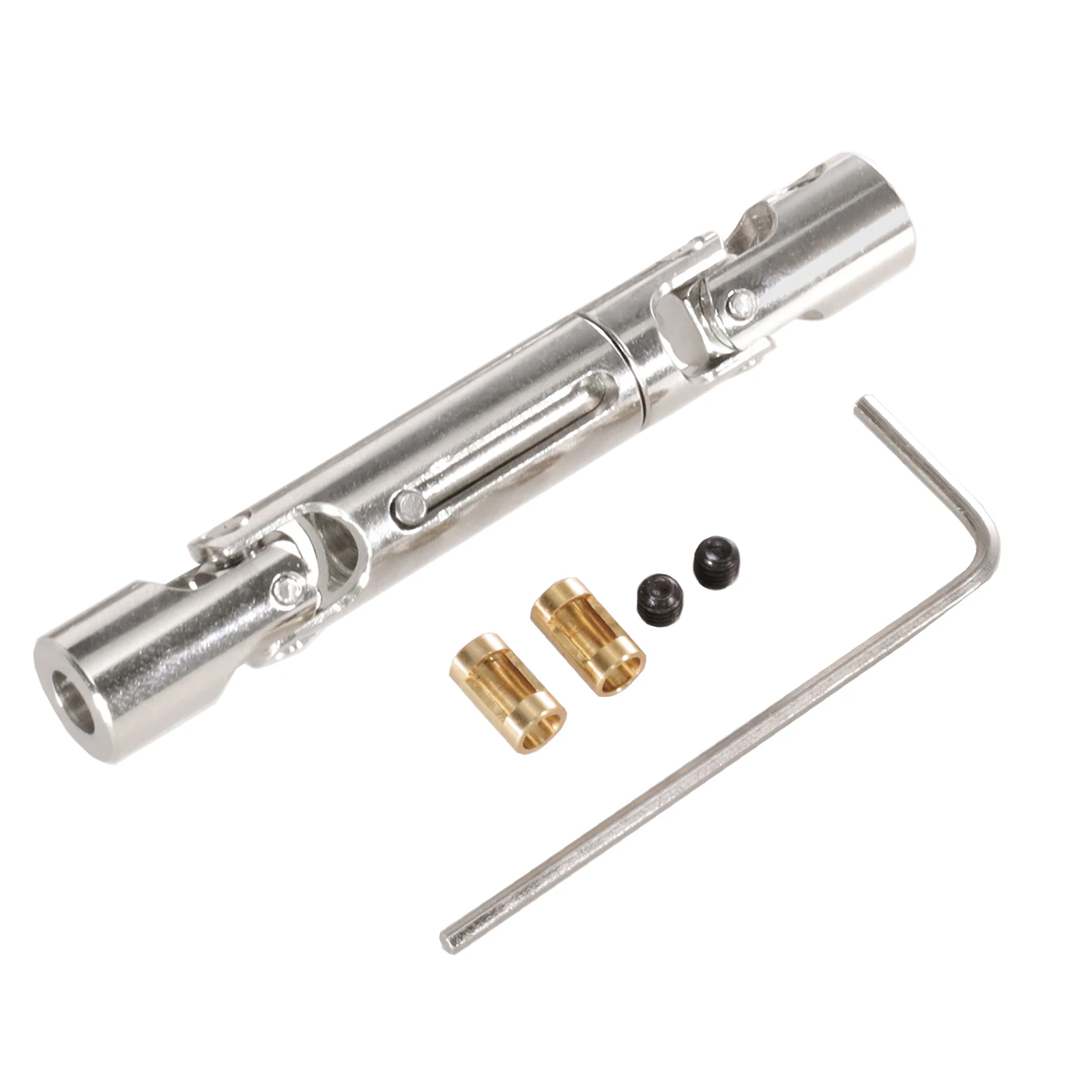 NEW MN98 MN99s second-generation Metal Drive Shaft Driveshaft with 3mm to 4mm Shaft Sleeve 1/12 RC Car Upgrade Parts Accessories