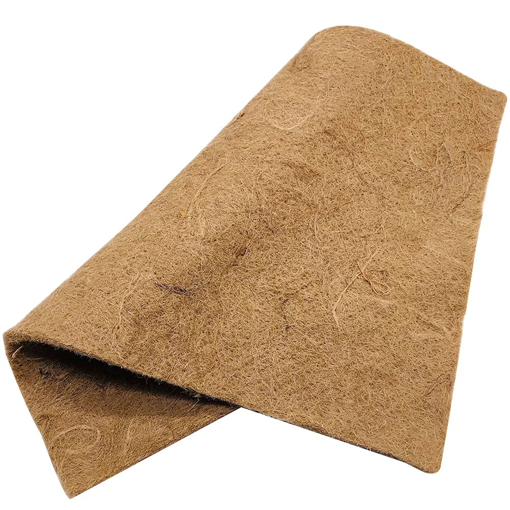 1 Roll Fiber Mat For Composting Replacement Coconuts Coir Fiber Liner Biodegradable Coir Liner Garden Planting Pad Reptile Mat
