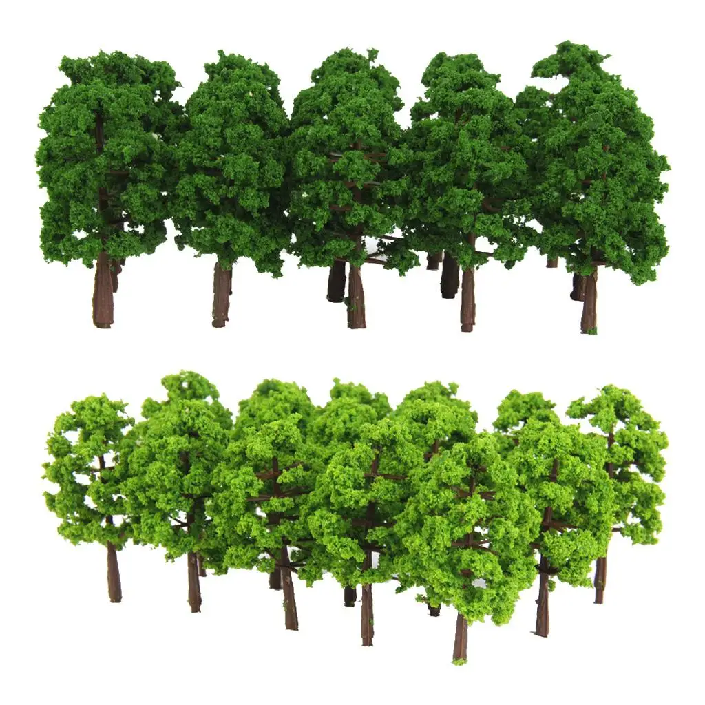 8cm 0 Scale Trees Railway Wargame Diorama Landscape Scenery