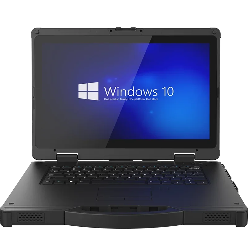 NEW Cenava 14 Inch Rj45 Port Industrial Rugged Laptop Pc Fingerprint Recognition Rugged Notebook Built-in Tpm Security Chip
