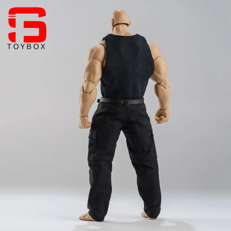 1/12 skala Enge Weste Arbeit hosen Kleidung Zubehör Modell Für 6'' Starke Muskel Männliche Soldat Action Figur Körper Puppen