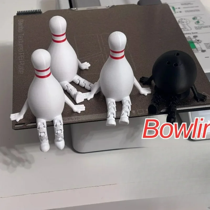 

Simulation Bowling Pendant Bowling 3D Printed Ornament Decoration
