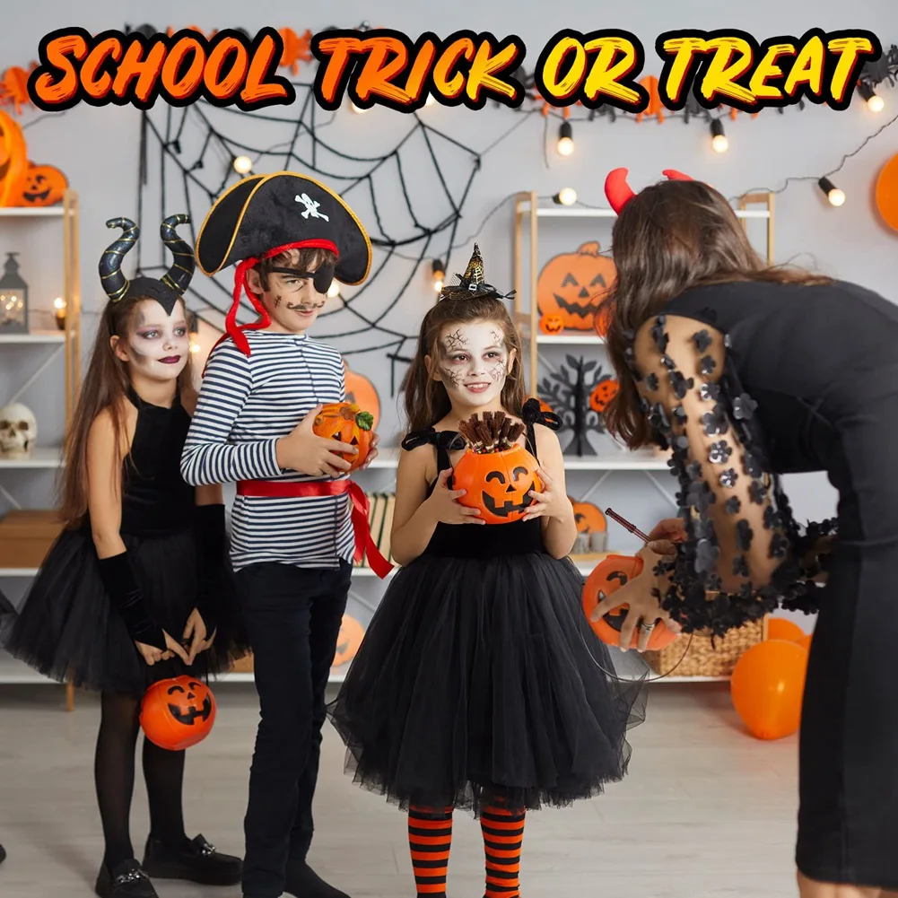 12x Wand Pencils Set Halloween Witch Broom Pencils Wizard Party Favors Halloween Theme Birthday Goody Bag Filler Favors