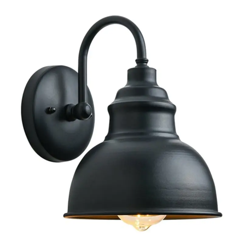 A93Z Rust-Coloured Decorative LED Wall Light-For Retro Outdoor Waterproof Design For Courtyards And Balconies