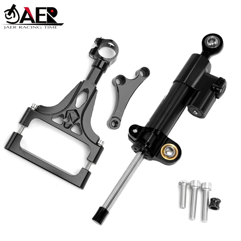 รถจักรยานยนต์ Z750 พวงมาลัยเสถียรภาพ Damper Bracket Mount สําหรับ Kawasaki Z750 2003-2012 Z1000 2003-2009 Z750R 2011-2012