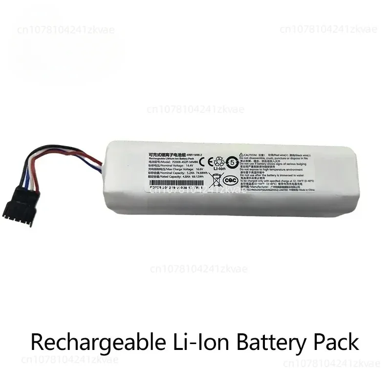 Cleaner D9 F9 L10 L10 Pro 5200mAh Lithium-ion Battery Pack 4INR19/66-2 Original Battery for  Robot Vacuum Mop