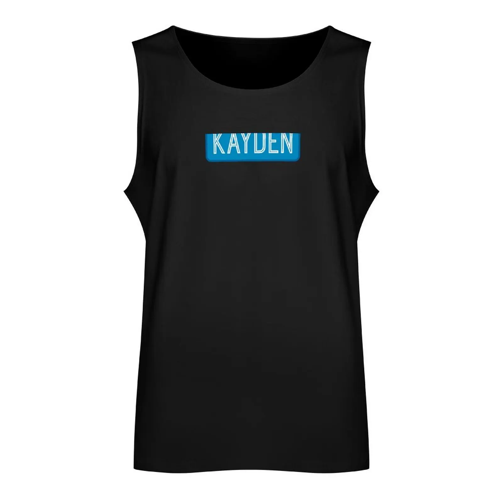 Kayden Name Tank Top men clothes sports suits