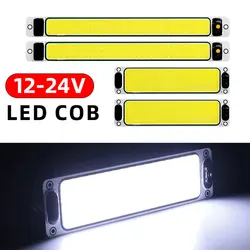 Car Reading Light COB High-brightness Thin 12V/24V LED Cabin Interior Dome Lamp With Switch For Van Lorry Truck RV Camper Amagi