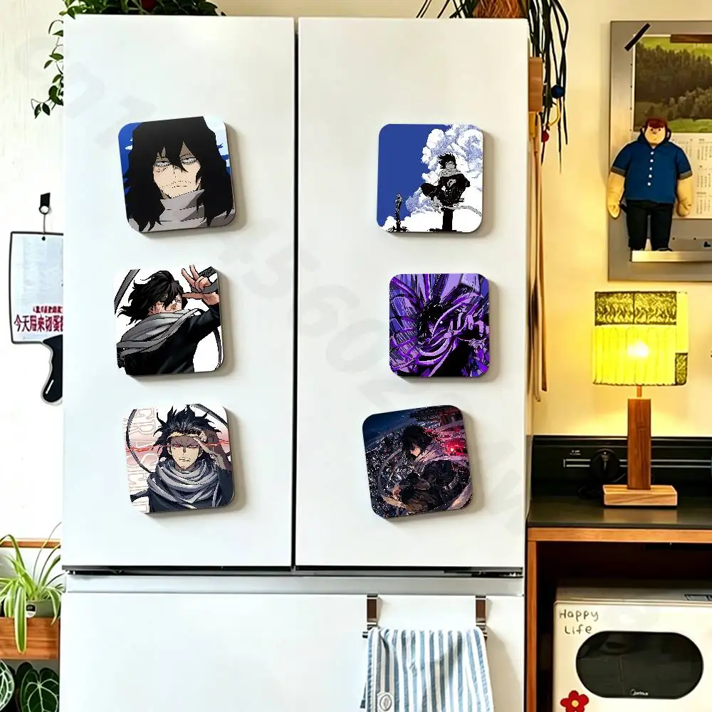 MHA A-Aizawa Shouta My H-Hero Fridge Magnets Magnetic Refrigerator Memorial Gifts For Kitchen Office Locker Travel Home Deco