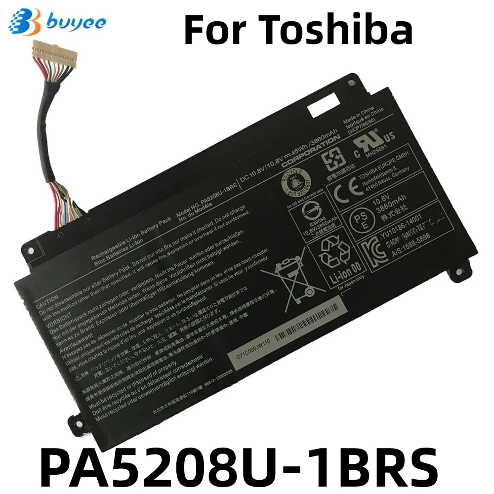 

10.8V 45Wh PA5208U-1BRS Laptop Battery For Toshiba Chromebook CB35 CB35-B Satellite E45W P55W L55W Series Laptop Notebook