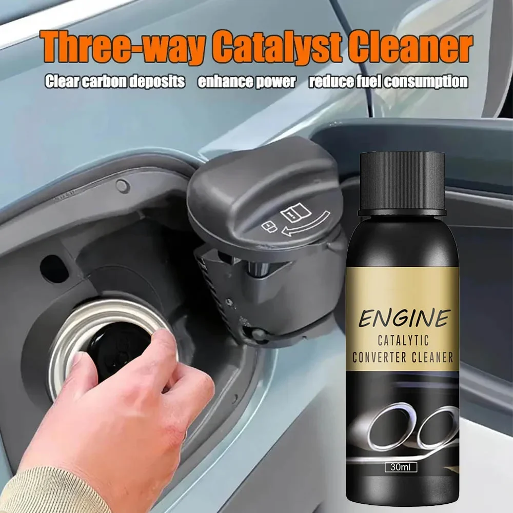 30ML Car Engine Catalyst Converter Automobile CSV Cleaning Accelerators Engine Carbon Cleaner for Performance Optimization