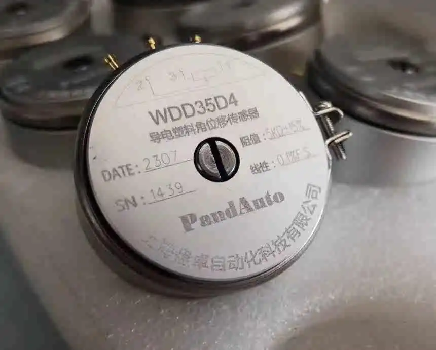 導電性プラスチックポテンショメータ,0.1% リニア角度センサー,WDD35D-4, 5kohm