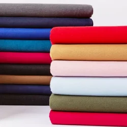 Autumn and Winter Thickened Double-sided Brushed Imitation Cashmere Woolen Fabric Coat Jacket Pants and Hats DIY Clothing Fabric