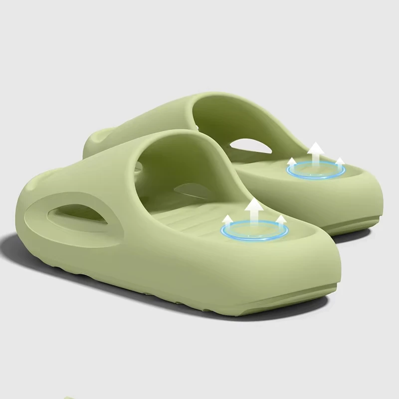Rafford Men's & Women's Sport Slides, Open Toe Non-Slip Beach Bathroom Slippers, Lightweight Indoor Outdoor Couple Sandals image 6