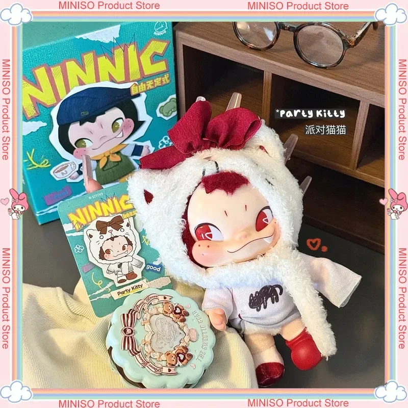 

Authentic 52toys Ninnic Wild & Free Series Plush Keychain Blind Box Trendy Toys, Cute Figurines Dolls, An Excellent Gift For Her