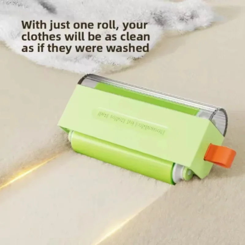 Washable Reusable Sticky Lint Roller Portable Pet Hair Remover for Clothes Furniture Dust Cleaning Tool