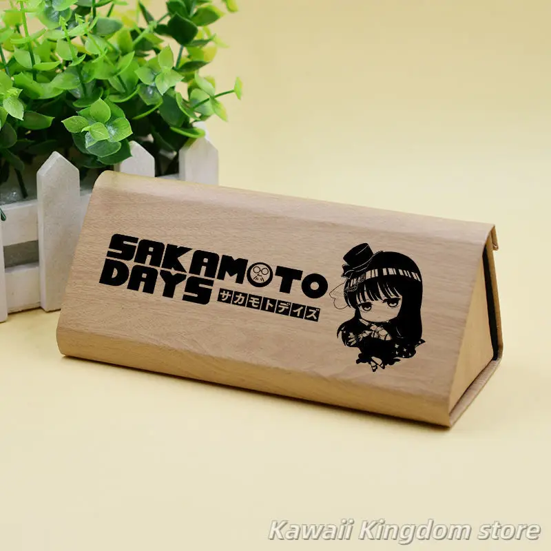 SAKAMOTO DAYS Taro Sakamoto Shin Lu Fold Federmäppchen, schützendes Hartbrillenetui, tragbare Aufbewahrung, Sonnenbrillenbox