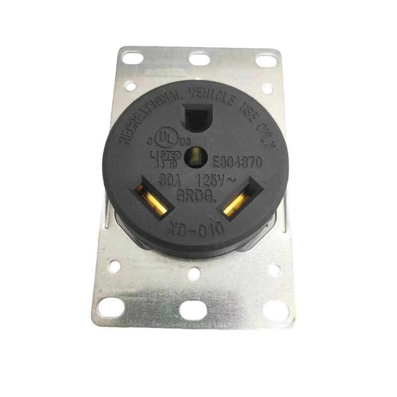 NEMA Tt-30R 30A 125V High Power Device American Three-Hole Lock Type Socket Good Sale Receptacle