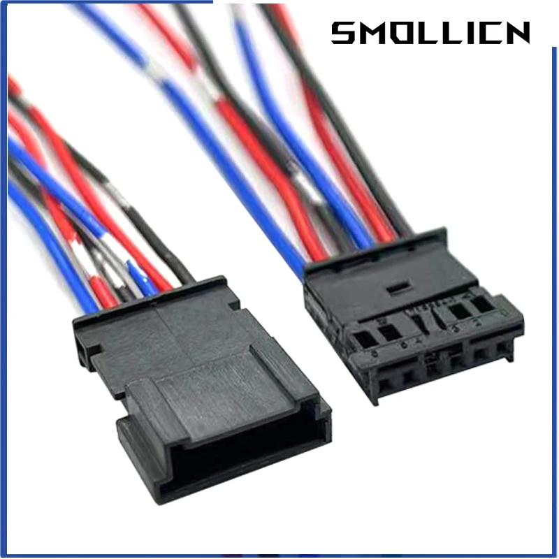 1 Set 6 Pin Car Wiring Connector Male Female Socket 1-1241370-3 1-1703874-1 For BMW Atmosphere Light Tweeter Plug
