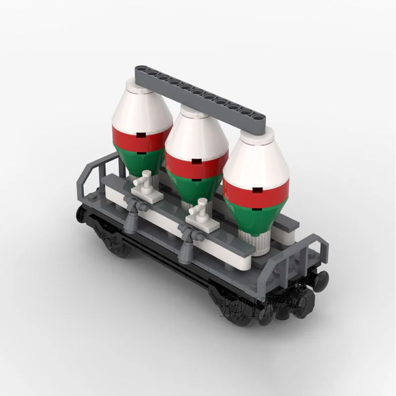 Neue heiße moc Bausteine Stadt technik Serie modulare Oktan Zug & Tankwagen Modell DIY kreative Ideen Kinder Spielzeug Geschenke