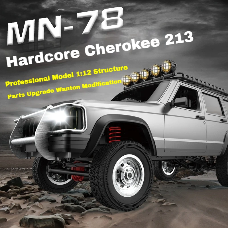 

MN Model New 1:12 MN-78 Remote Controll Car Cherokee 213 2.4G 4WD Rc Simulation Model Car Climbing Off-Road Vehicle Toy For Boys