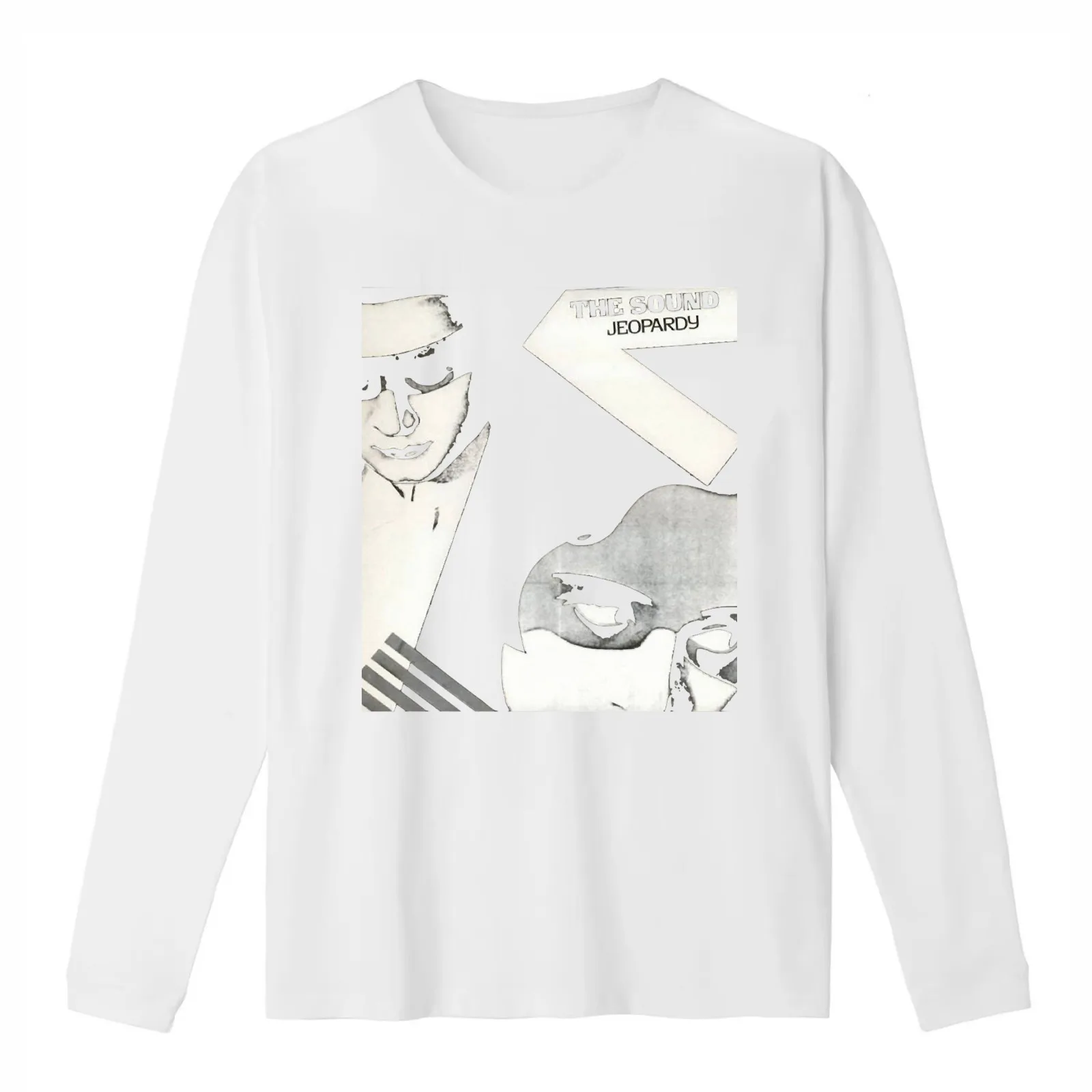 The Sound - Jeopardy T-Shirt Summer Casual Cotton Tee Oversized Streetwear Tops Vintage Graphic Print Loose Fit Short Sleeve