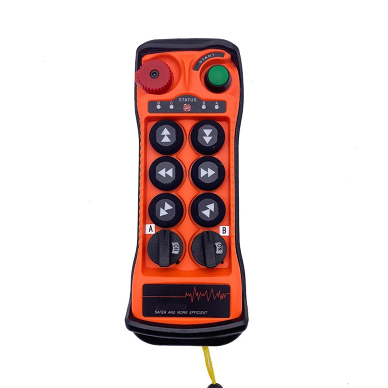 Wireless Remote Control  for Crane Single Speed 24v Four-directional Button Control Waterproof Industrial Overhead