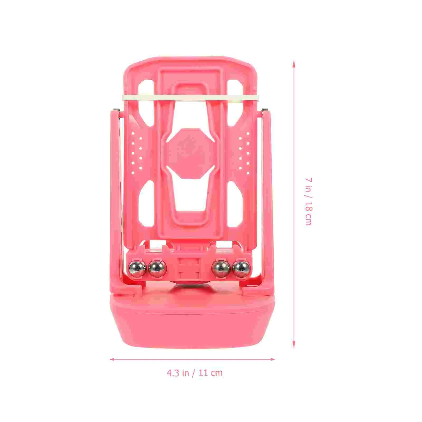 Suporte do telefone móvel com pedal, dispositivo de agitação automática, passos práticos de rolamento, ganhando estilingue, contador, preto, Wiggle Miss, 11x11cm