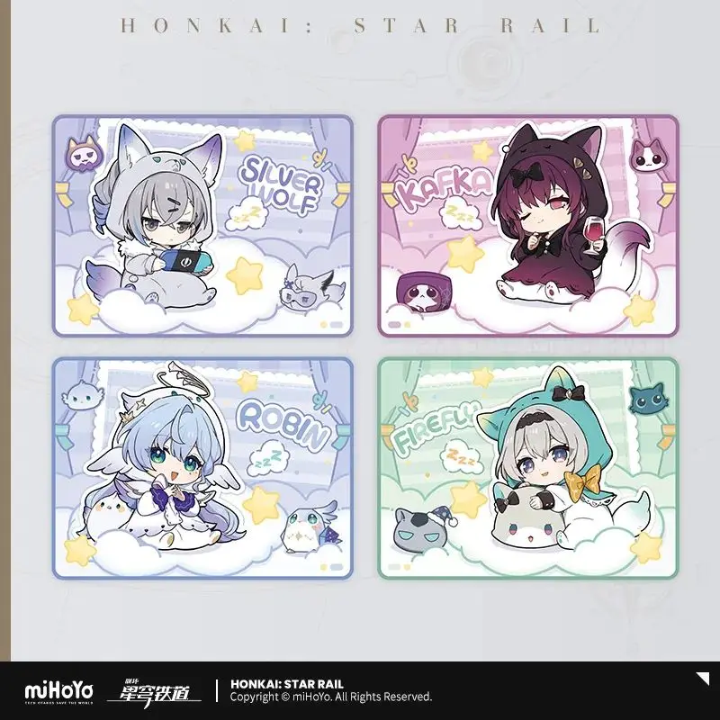 miHoYo Official Game Honkai Star Rail Q-version Home Series Blanket Kafka Firefly Firefly Anime Ornament Cosplay Halloween Gifts