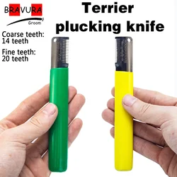 High-Quality Pet Groomer Dog Accessories Comb for Terrier Plucking Knife Steel Hair Pulling Tool Dog Beauty Supplies