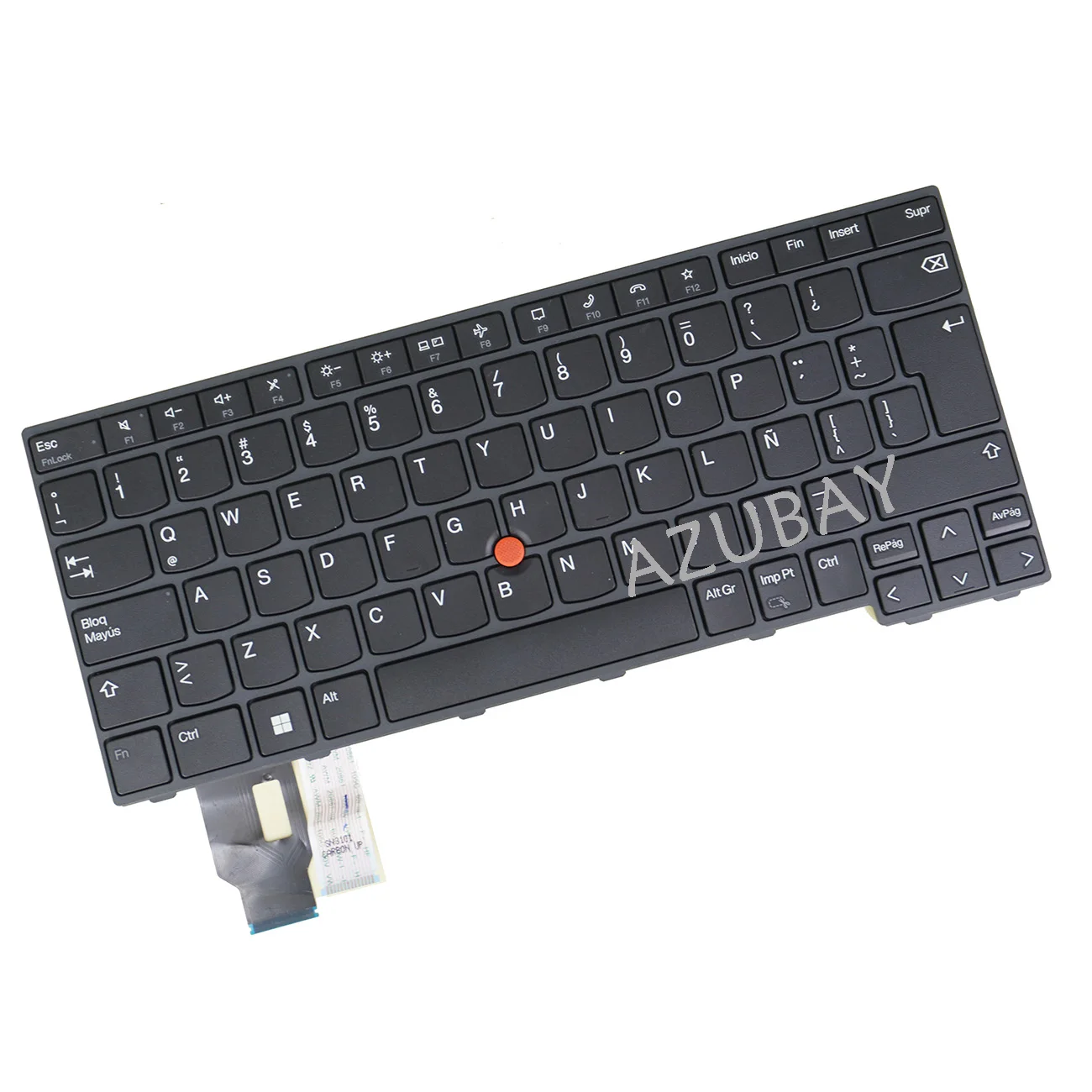 LA Latin Spanish No Backlit Laptop Keyboard For Lenovo Thinkpad T14 Gen 4 21HD 21HE 21K3 21K4, P14s Gen 4 21HF 21HG 21K5 21K6