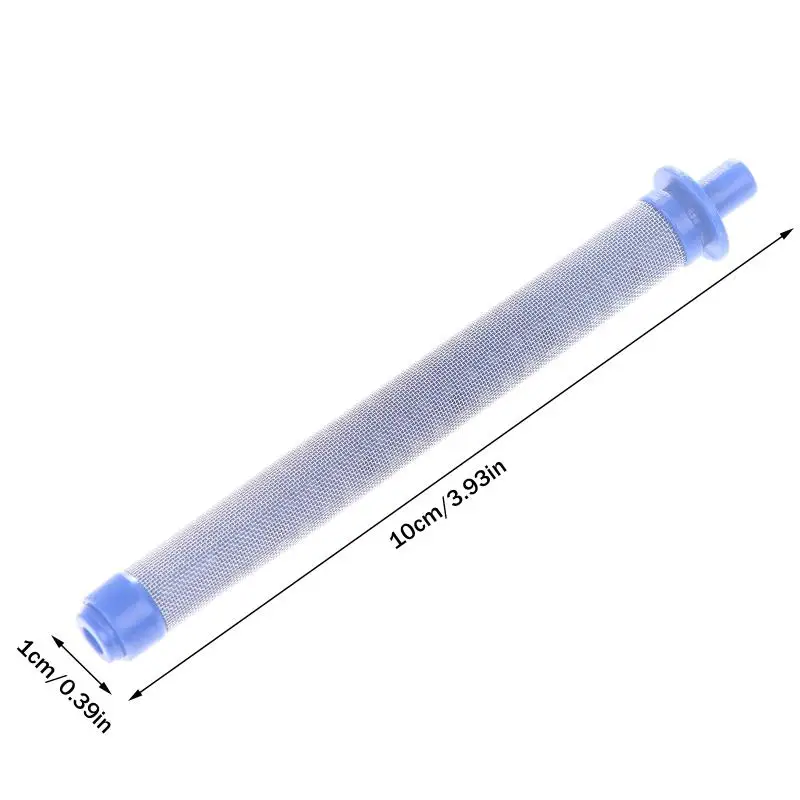 Spray Gun Accessories - 5/10 PCS 60 Mesh Filters: Blue, Airless, High Pressure Rating.