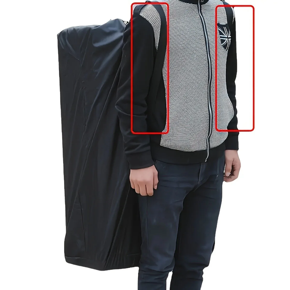 Extra-Large Baby Stroller Storage Bag - Durable Nylon Portable Travel Bag, Children's Clothing and Personal Items Storage Bag image 3