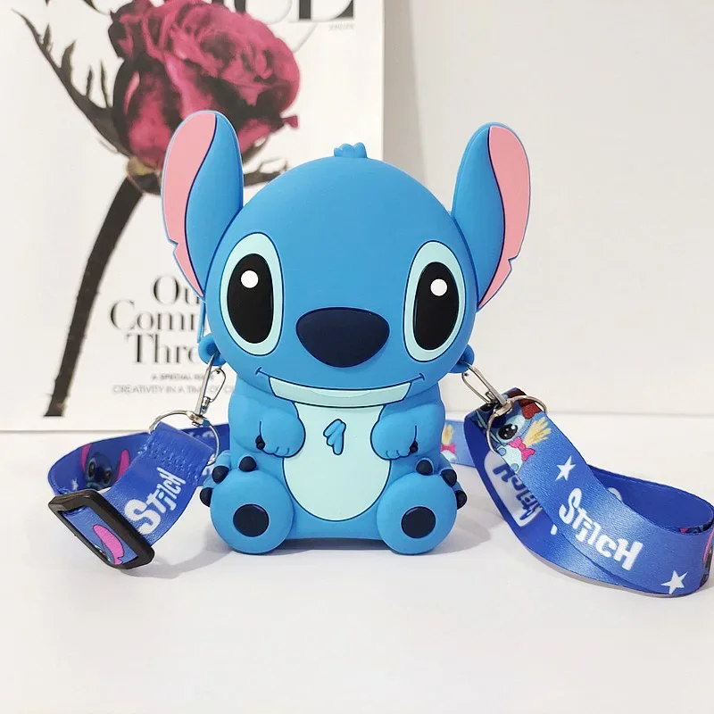 Disney-Sac à bandoulière en silicone pour enfants, mini sac à main, point périphérique, film de dessin animé, télévision, CAN o Baby