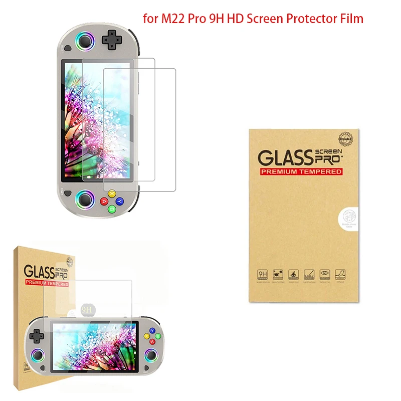 

For M22 Pro Player Games Tempered Glass Protective for M22 Pro 9H HD Screen Protector Film