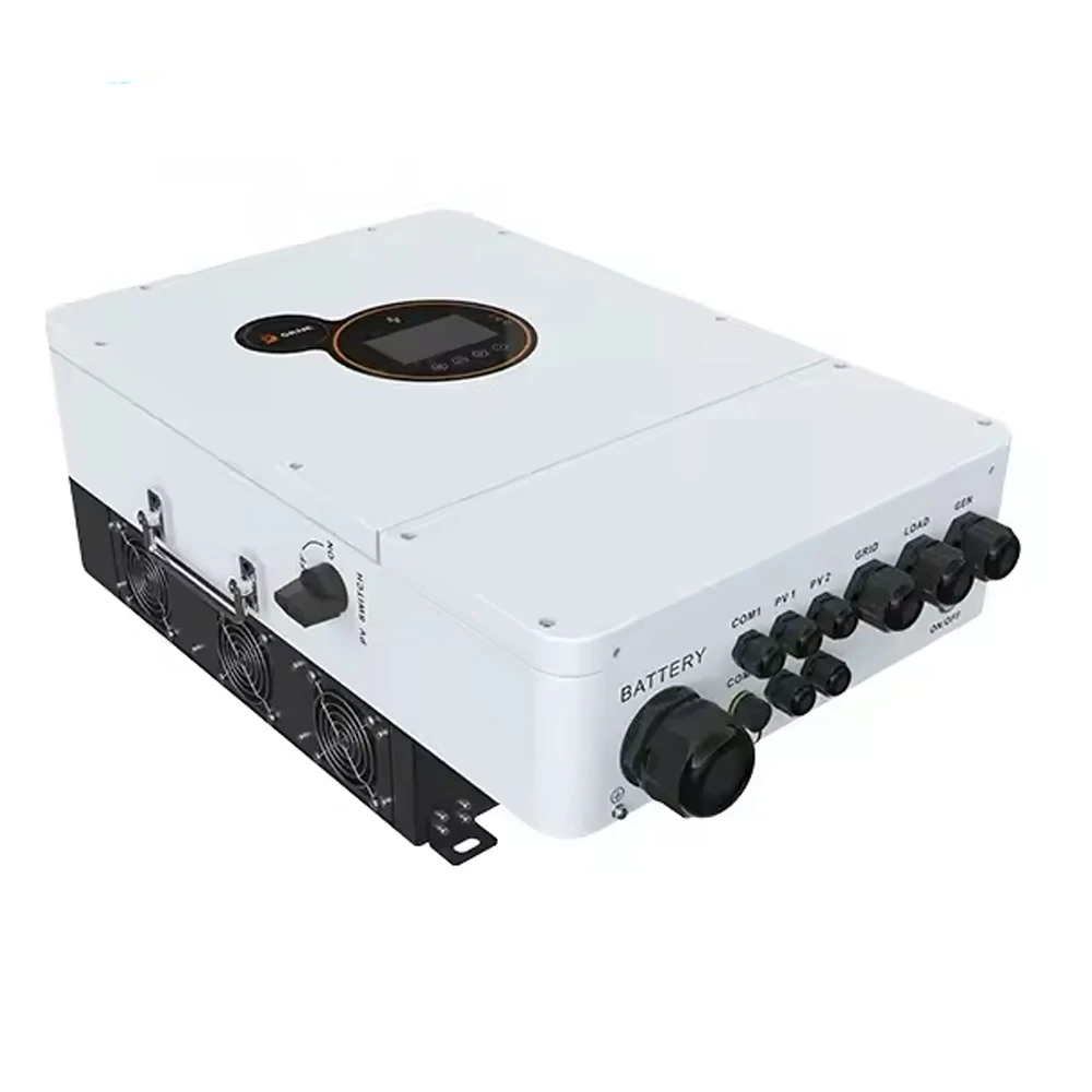 SRNE 48v Split Phase 110v 12kw SEI-12K-UP on Grid Hybrid Solar Inverter for Solar System Pv Input Parallel 6units Working