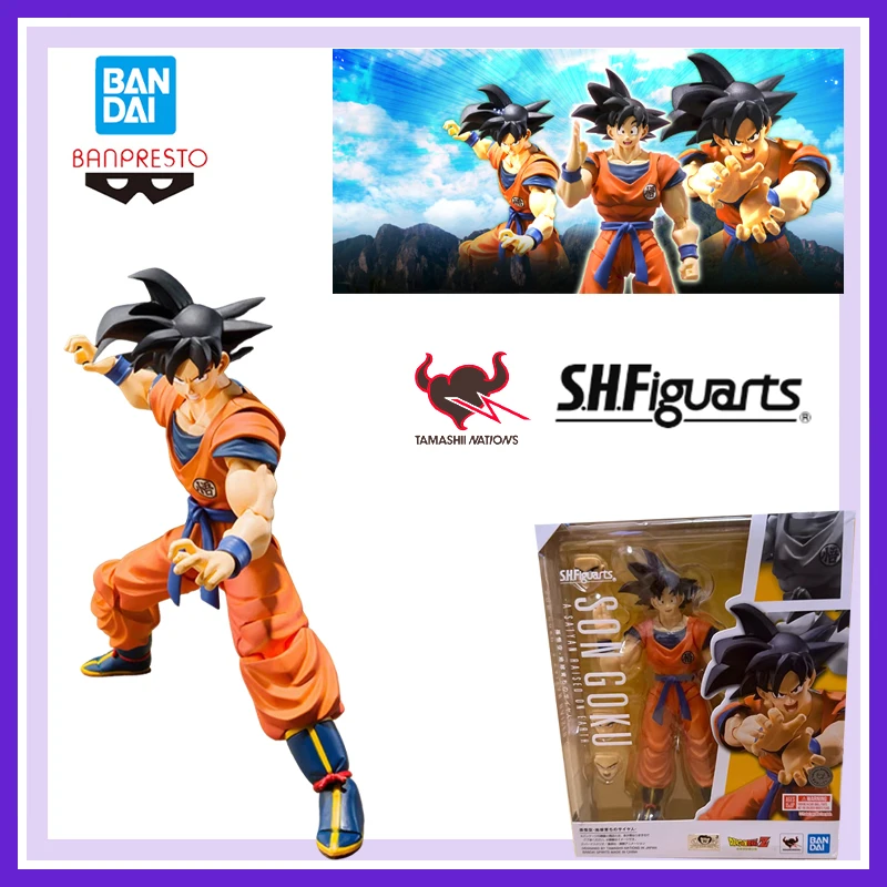 

В наличии Оригинальный Фирменный Новый Неоткрытый Bandai Banpresto Аниме Dragon Ball Z Son Goku S H Figuarts Son Goku A Saiyan Raised On Earth