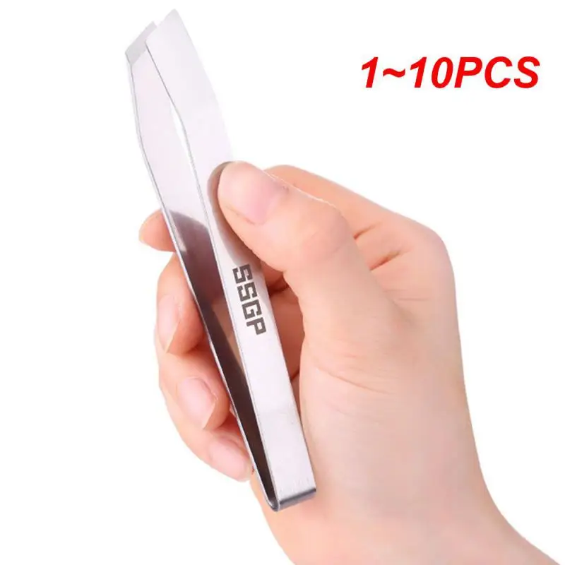 1~10PCS Stainless Steel Fish Tweezers For Removing Bones From Fish Pincer Clip Puller Plucking Clamp Home Kitchen Tools