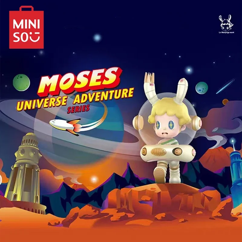 

MINISO Blind Box Moses-Cosmic Adventure Series Model Birthday Gift Children's Toy Desktop Decoration Ornament Peripheral